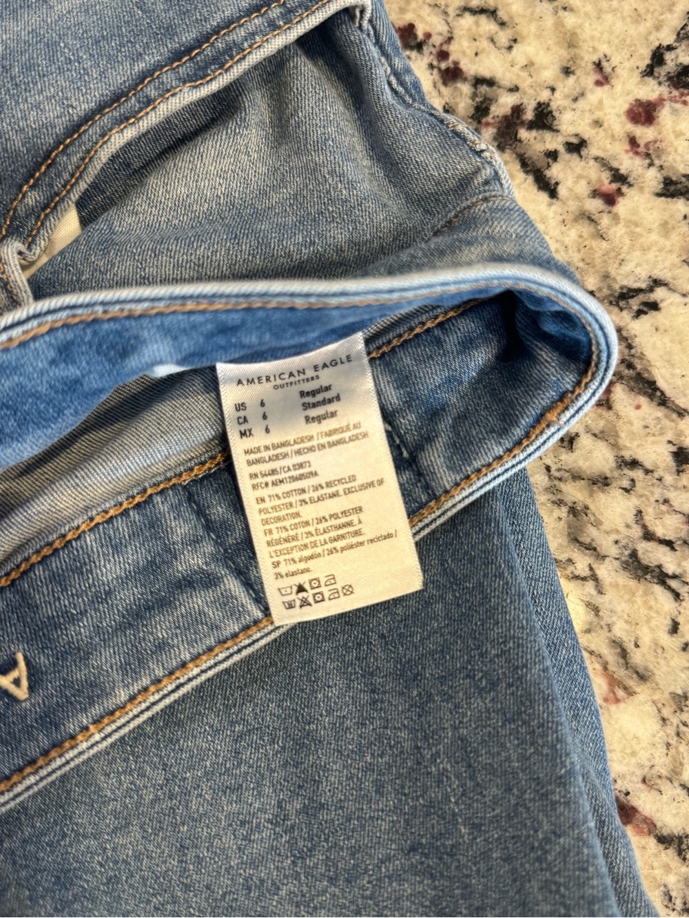 American Eagle Outfitters Light Blue Women's Skinny Jeans - Picture 3 of 3